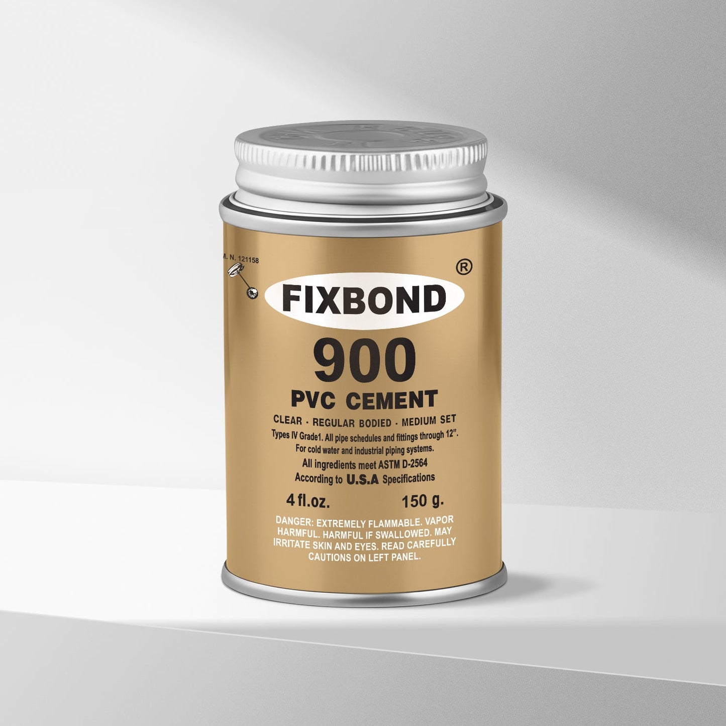Clear Solvent Cement: FIXBOND 900