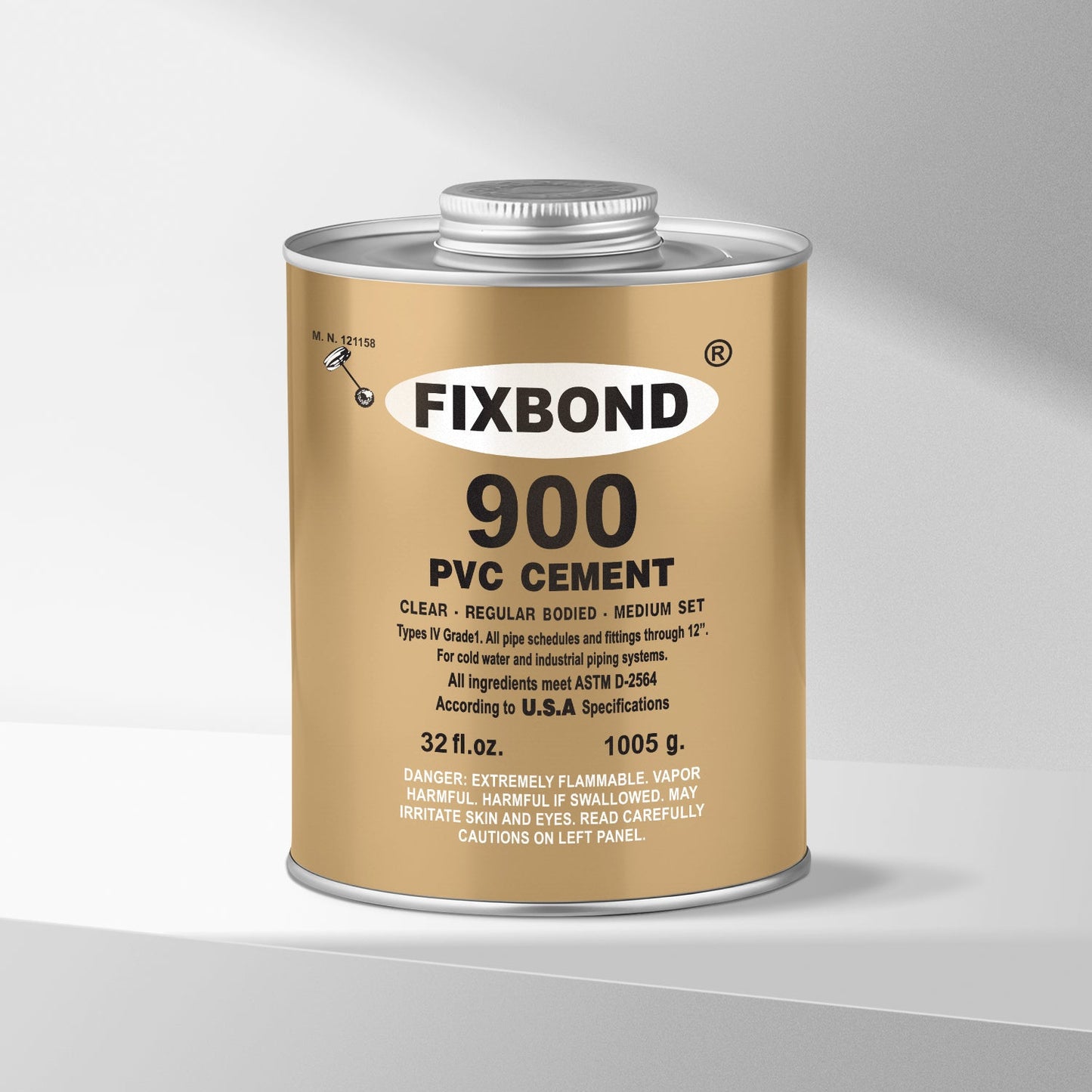 Clear Solvent Cement: FIXBOND 900