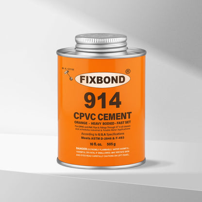 Orange Solvent Cement: FIXBOND 914