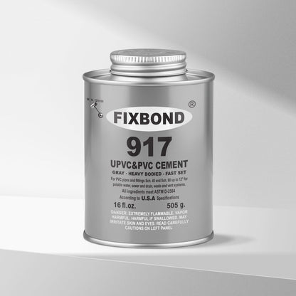 Grey Solvent Cement: FIXBOND 917
