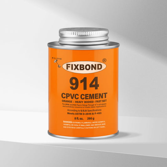 Orange Solvent Cement: FIXBOND 914