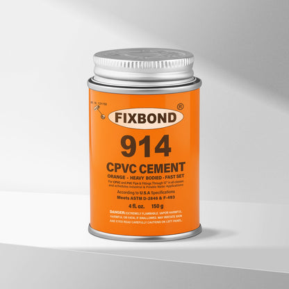 Orange Solvent Cement: FIXBOND 914
