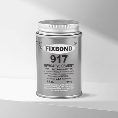 Grey Solvent Cement: FIXBOND 917