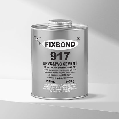 Grey Solvent Cement: FIXBOND 917