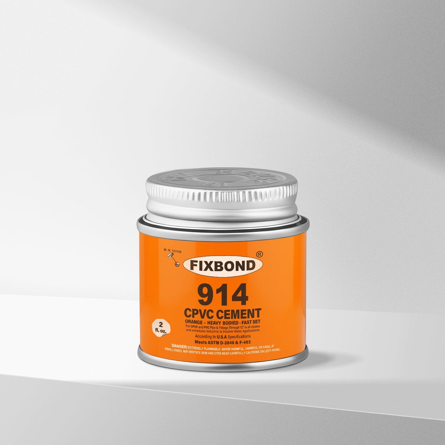 Orange Solvent Cement: FIXBOND 914