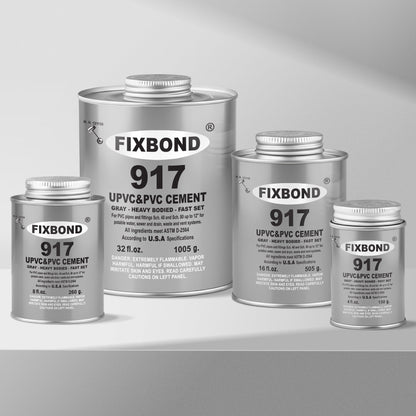 Grey Solvent Cement: FIXBOND 917