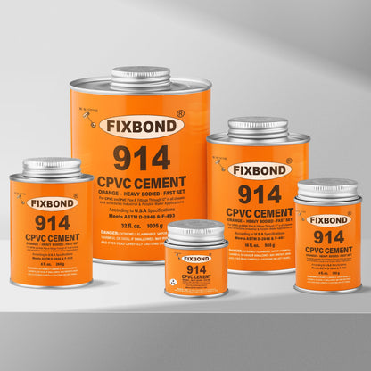 Orange Solvent Cement: FIXBOND 914